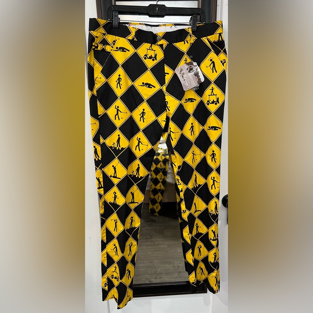 Men’s brand new w/ tags Swing under construction golfing pants 38/32